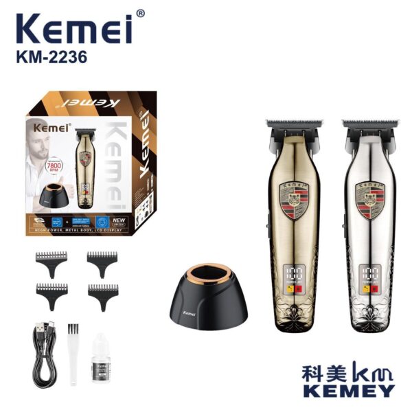 ماشین اصلاح کروم Kemei 2236